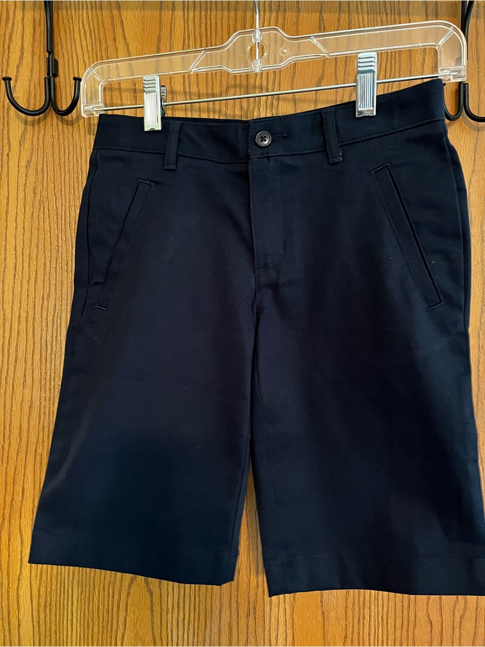 NWOT Lands’ End Size 10 Girls Adjustable Waist Shorts School Uniform Inseam 9.5”